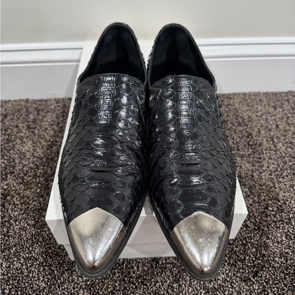 Celine Python Jacno Slipper Shoes 30 Metal Toe
Hedi Slimane
SS 2019 - Picture 9 of 15